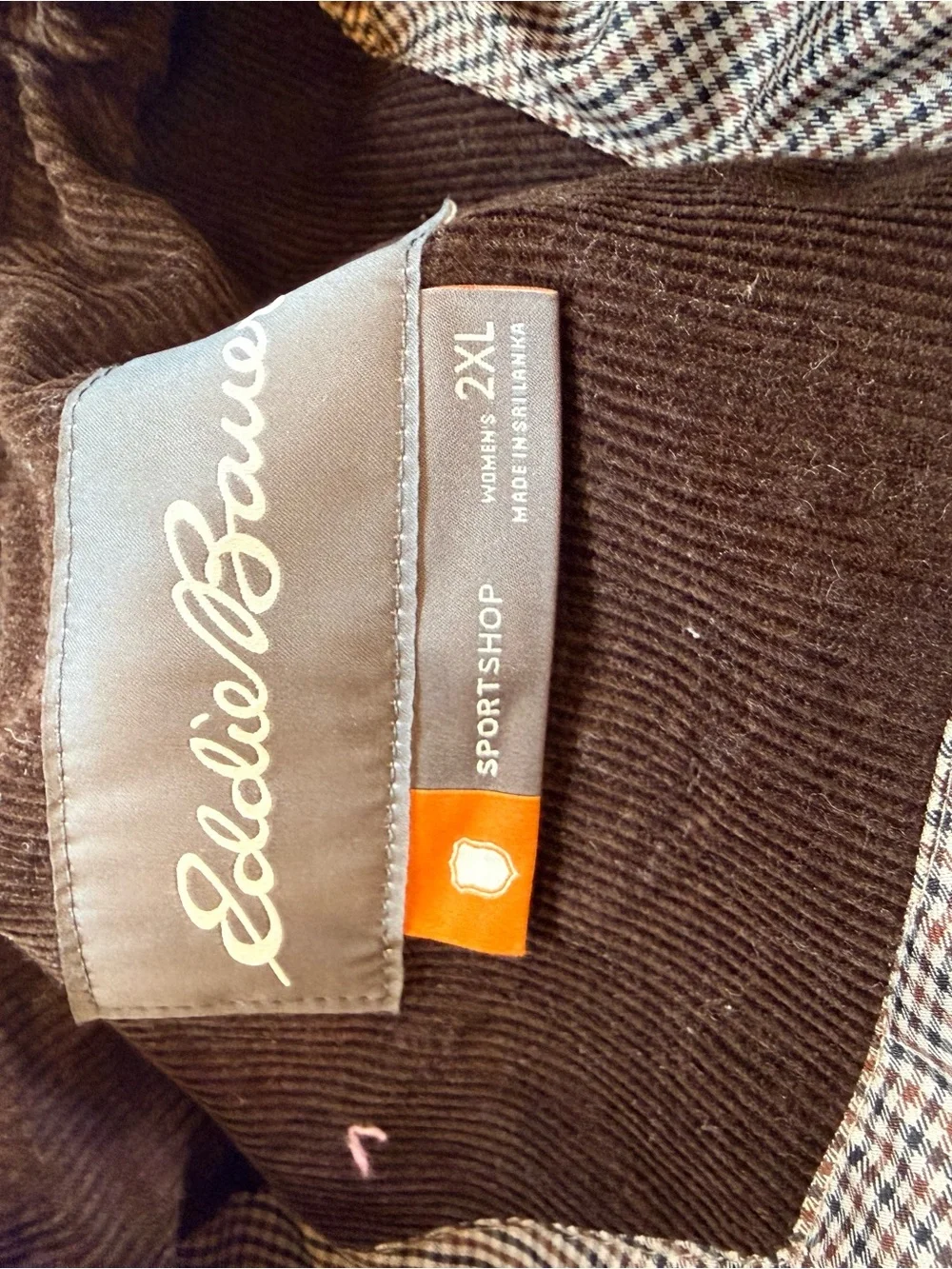Eddie Bauer women Olive Green Waxed Cotton Barn Jacket - Classic Outdoor Coat